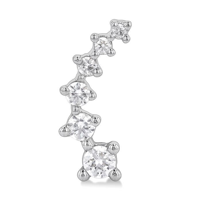 Diamond Fashion Ear Climbers