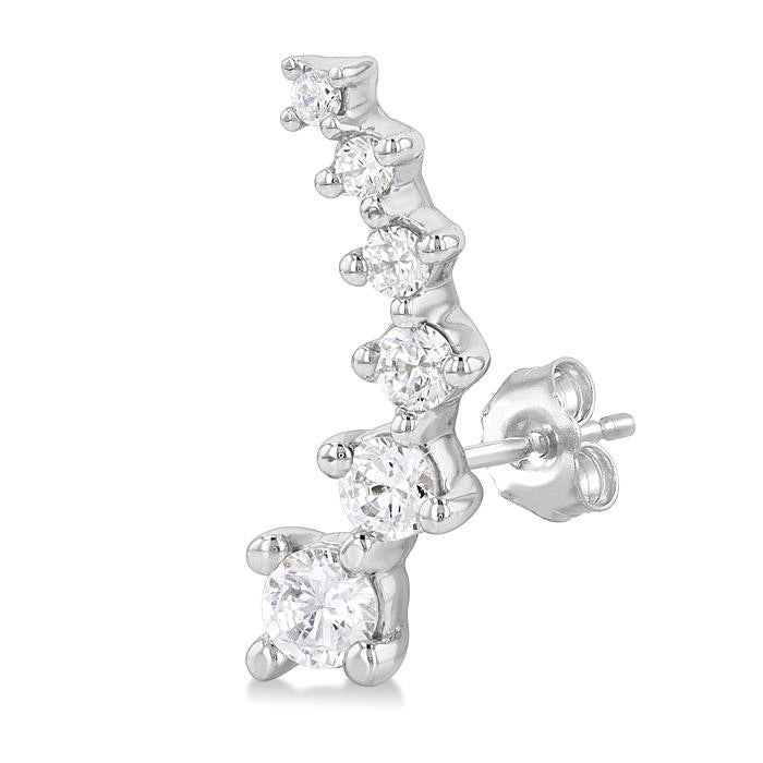 Diamond Fashion Ear Climbers