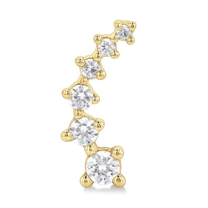 Diamond Fashion Ear Climbers