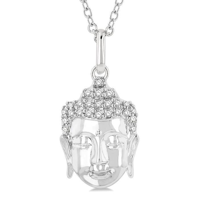 Yvaine Marigold Buddha Petite Diamond Fashion Pendant