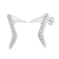 High Heel Petite Diamond Fashion Earrings