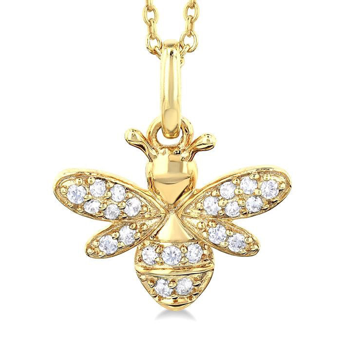 Maia  Bumble Bee Petite Diamond Fashion Pendant