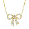 Zaira Étoile Bow Petite Diamond Fashion Pendant