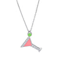 Diamond Enamel Happy Hour Pendant