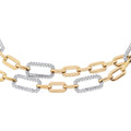Diamond Link Design Necklace