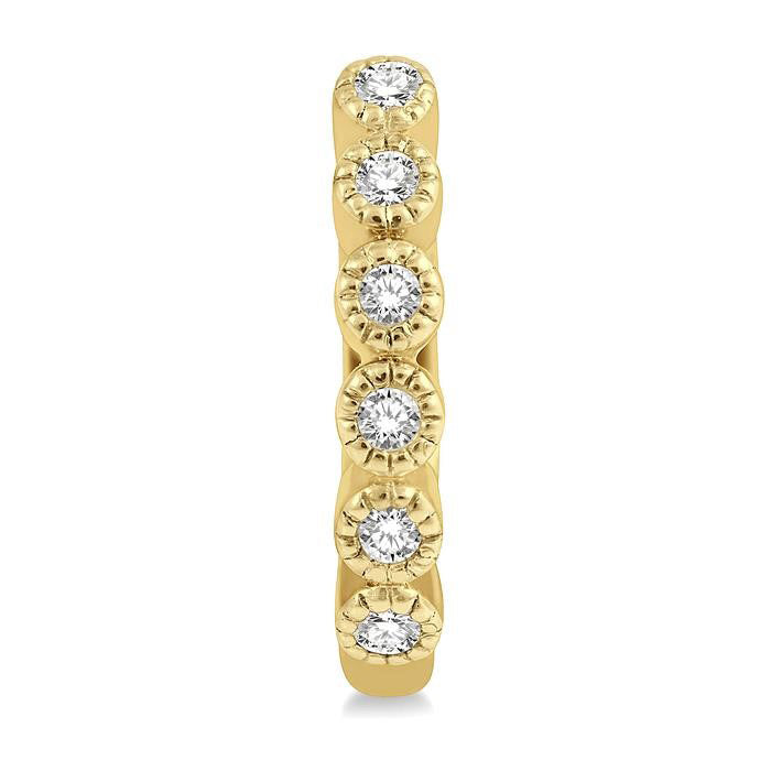 Petite Diamond Huggie Fashion Earrings