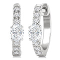 LysIonLo SolVioDor 14K White Gold Diamond Fashion Earrings