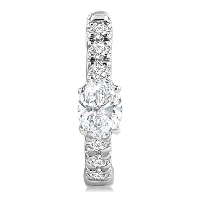 LysIonLo SolVioDor 14K White Gold Diamond Fashion Earrings