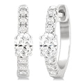 LysIonLo SolVioDor 14K White Gold Diamond Fashion Earrings