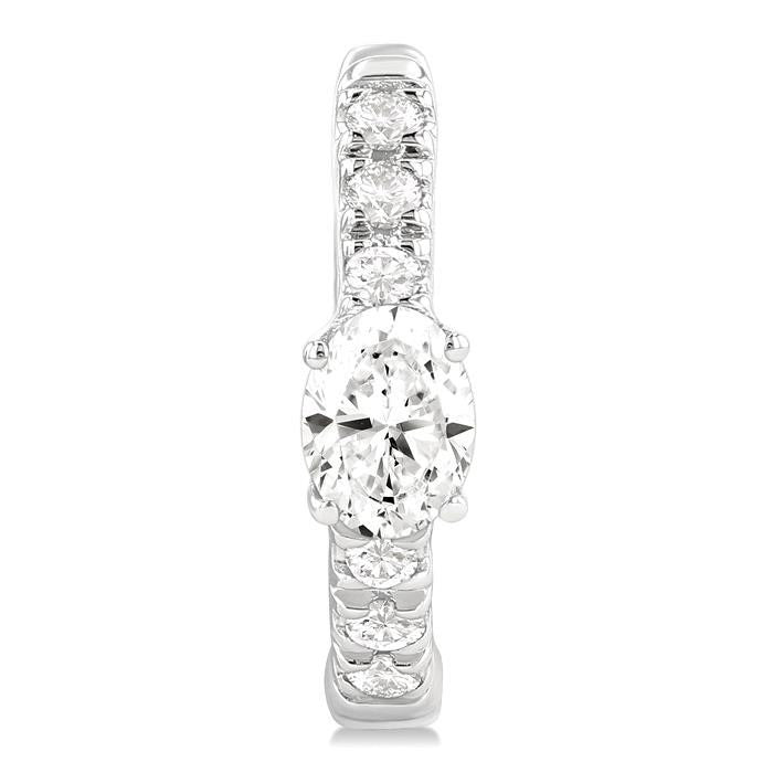 LysIonLo SolVioDor 14K White Gold Diamond Fashion Earrings
