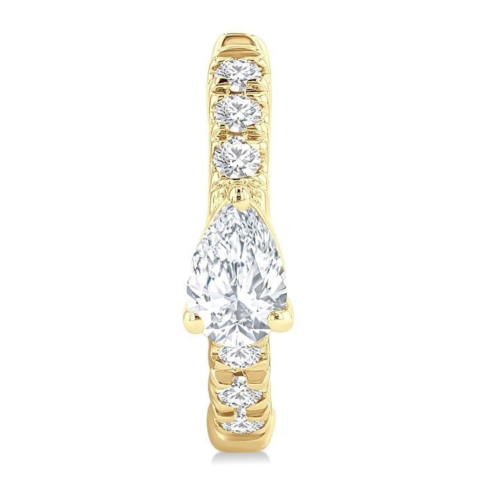 VerValVal SolLuxVer 14K White Gold Diamond Fashion Earrings