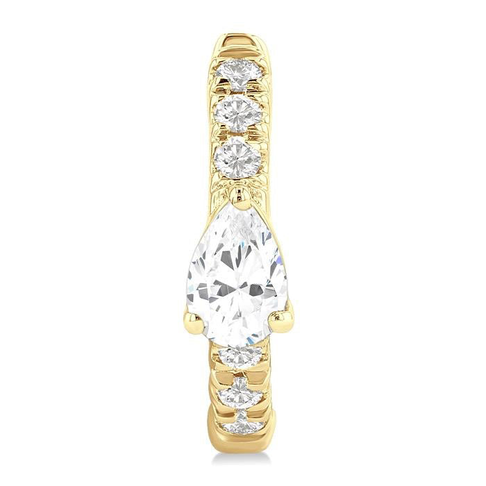 VerValVal SolLuxVer 14K White Gold Diamond Fashion Earrings