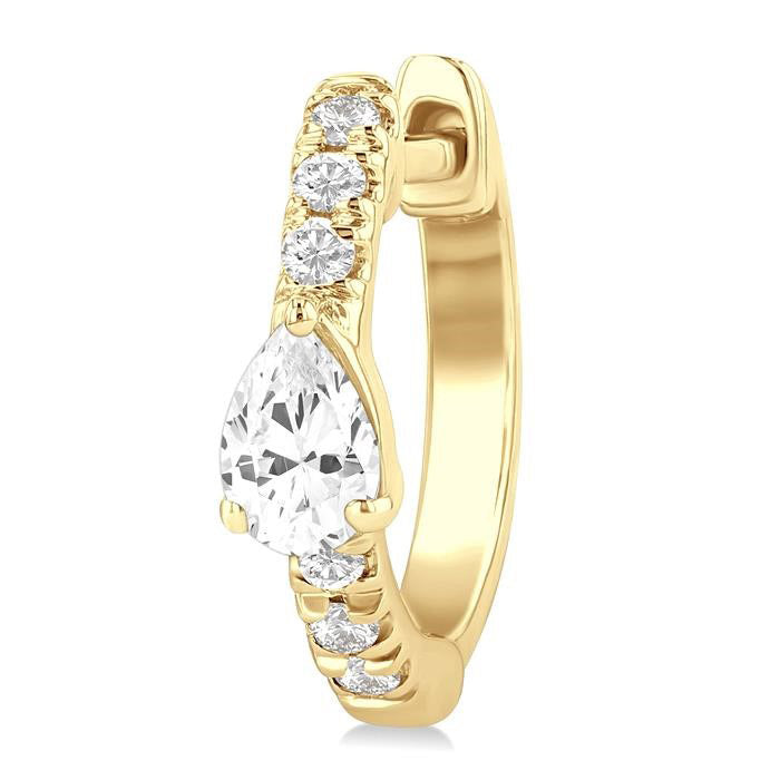 VerValVal SolLuxVer 14K White Gold Diamond Fashion Earrings
