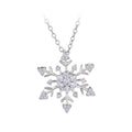Diamond Classic Snowflake Pendant