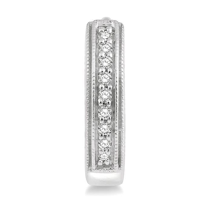Diamond Petite Huggie Earrings