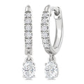 IonLoXe 14K White Gold Diamond Fashion Earrings
