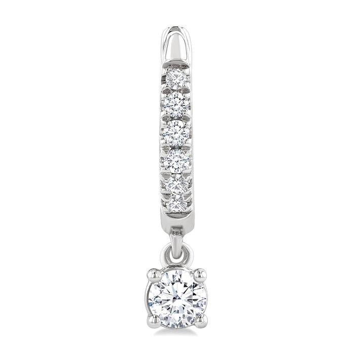 NoXeLys 14K White Gold Diamond Fashion Earrings