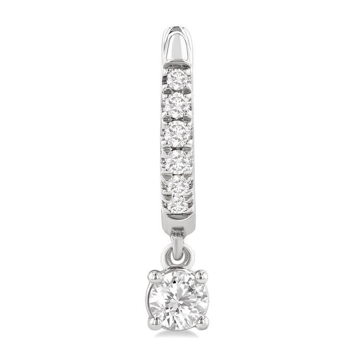 NoXeLys 14K White Gold Diamond Fashion Earrings