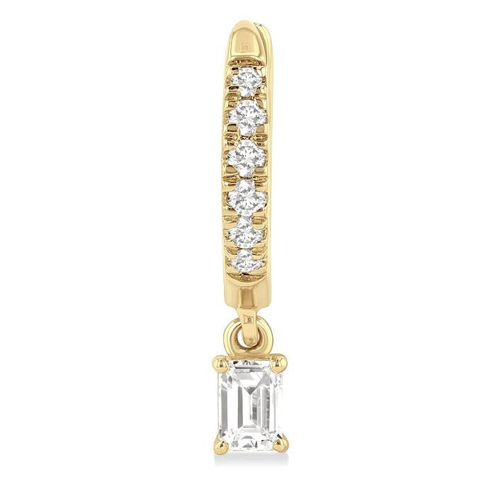 VelElSol OraArCa 14K White Gold Diamond Fashion Earrings