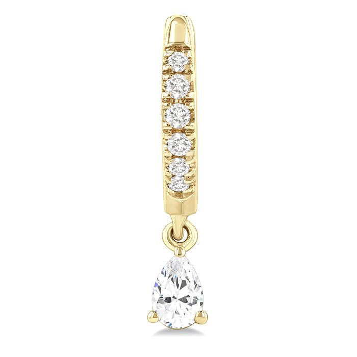 VerSolVer IsXeLin 14K White Gold Diamond Fashion Earrings