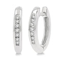 Diamond Petite Huggie Earrings