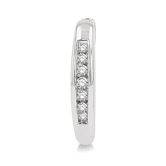 Diamond Petite Huggie Earrings