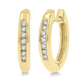 Petite Diamond Huggie Fashion Earrings
