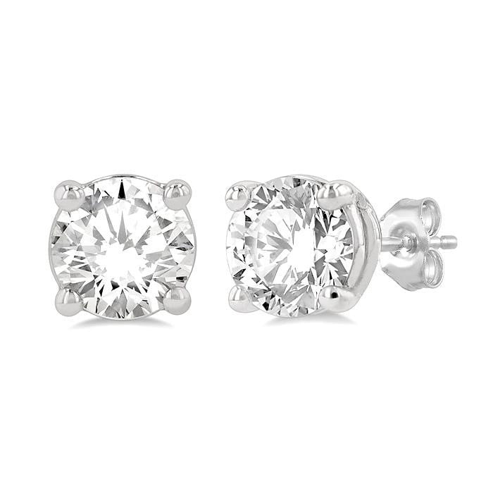 Stud Diamond Earrings