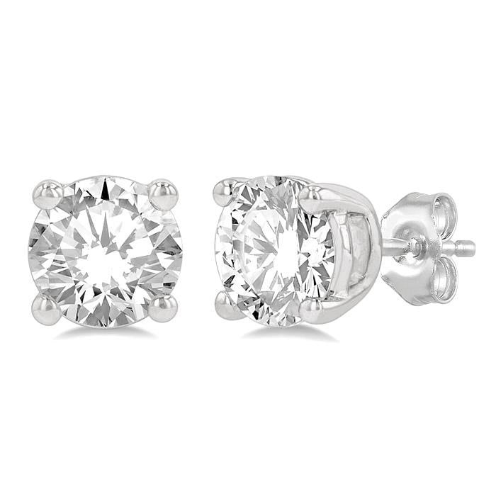 Stud Diamond Earrings