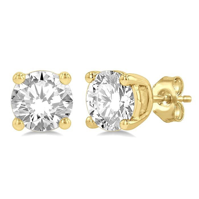 Stud Diamond Earrings