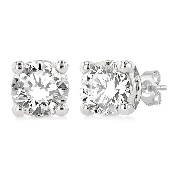 Stud Diamond Earrings