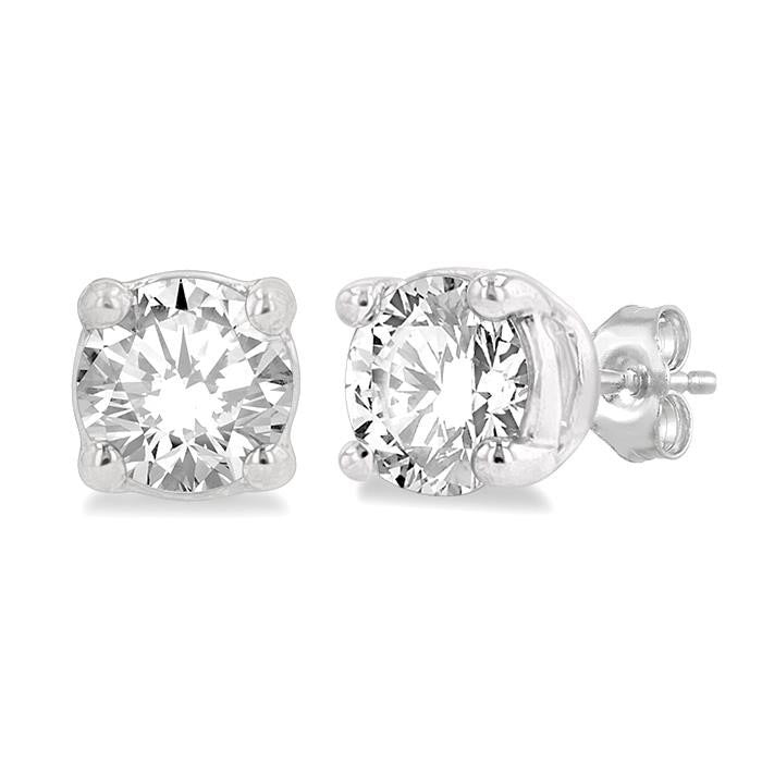 Stud Diamond Earrings