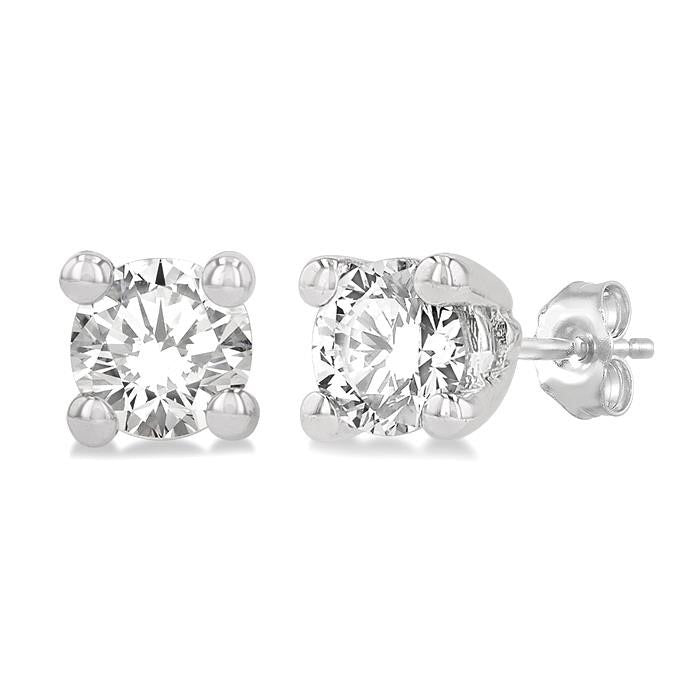 Stud Diamond Earrings