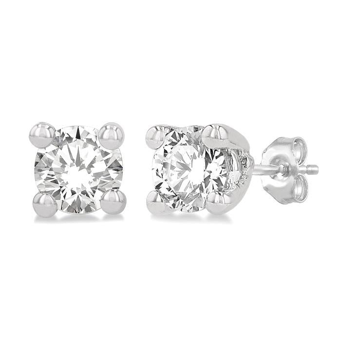 Stud Diamond Earrings