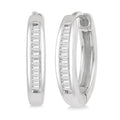 Diamond Petite Huggie Earrings