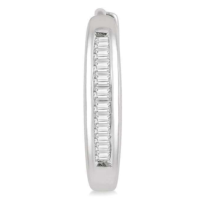 Diamond Petite Huggie Earrings
