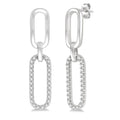 LoValTh 14K White Gold Diamond Earrings
