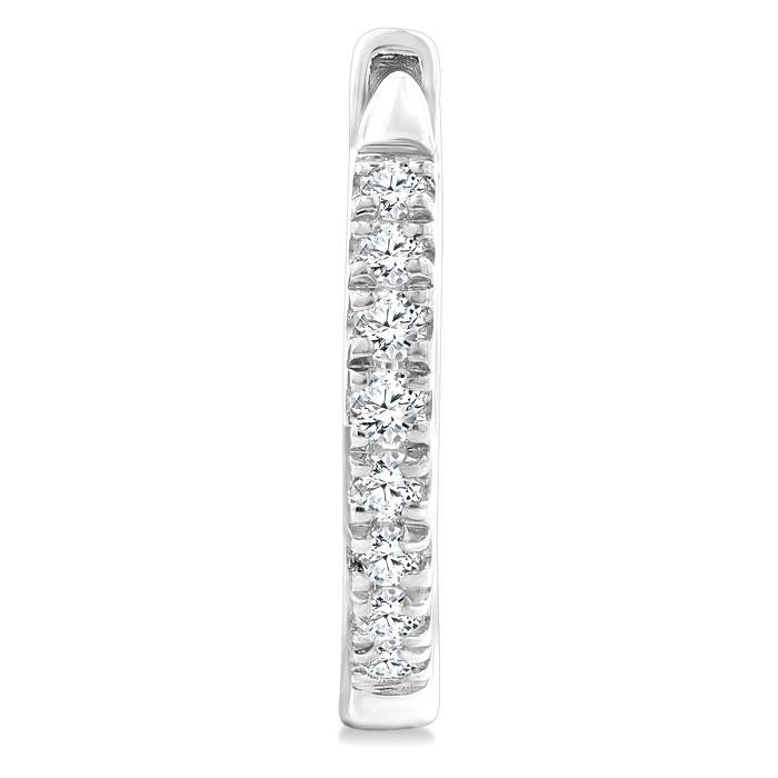 Petite Diamond Huggie Fashion Earrings