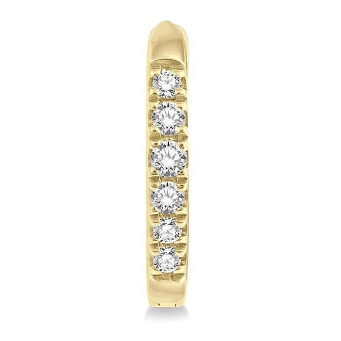 Diamond Petite Huggie Earrings
