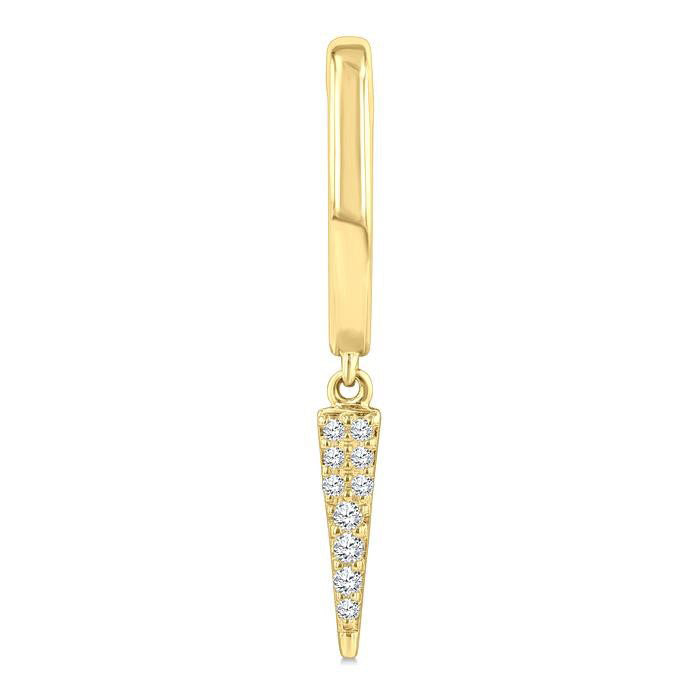 Petite Diamond Huggie Fashion Earrings