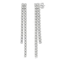 Diamond Tennis Earrings