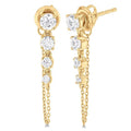Journey Diamond Chain Earrings