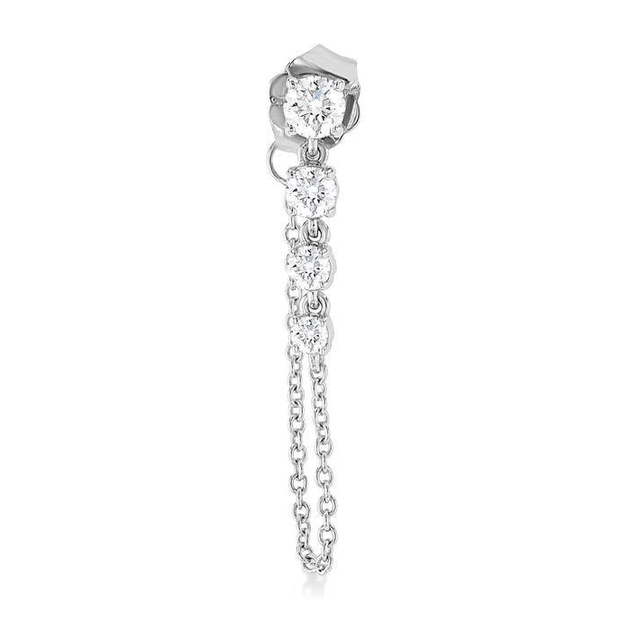 Journey Diamond Chain Earrings