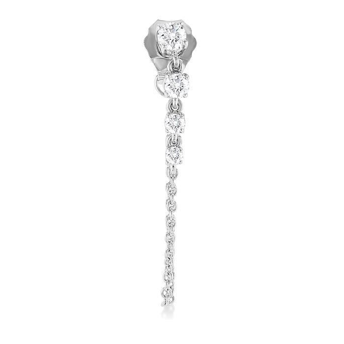 Journey Diamond Chain Earrings