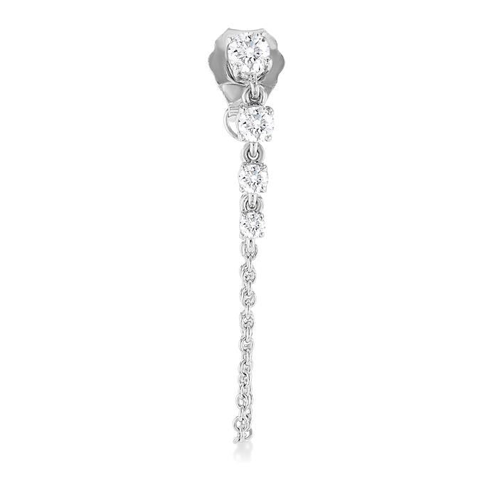 Journey Diamond Chain Earrings