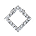 Diamond Square Outline Pendant