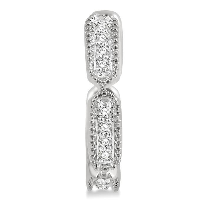 Diamond Petite Huggie Fashion Earrings