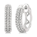 Petite Diamond Huggie Fashion Earrings