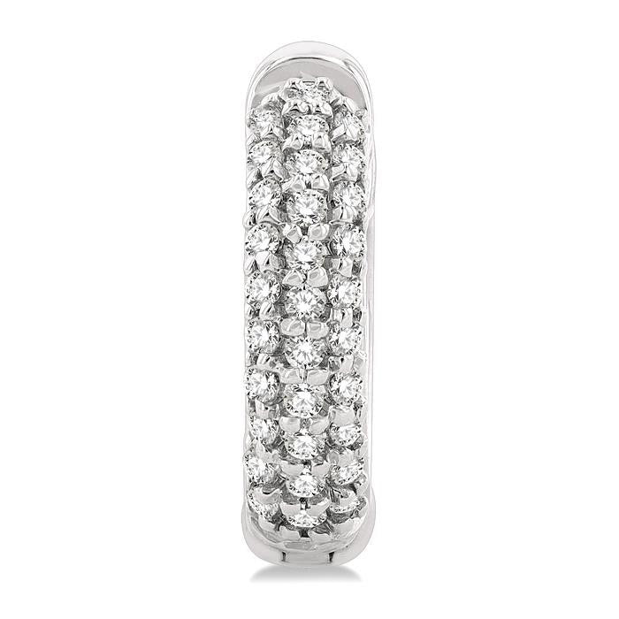 Petite Diamond Huggie Fashion Earrings