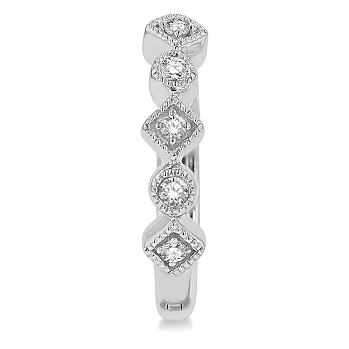 Petite Diamond Huggie Fashion Earrings